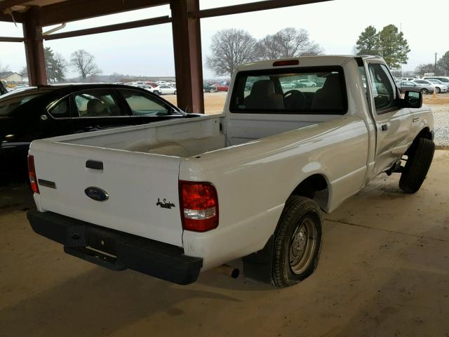 1FTYR10D26PA79690 - 2006 FORD RANGER WHITE photo 4