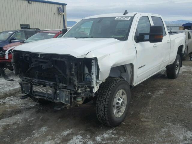 1GC1KVEG8FF640383 - 2015 CHEVROLET SILVERADO WHITE photo 2