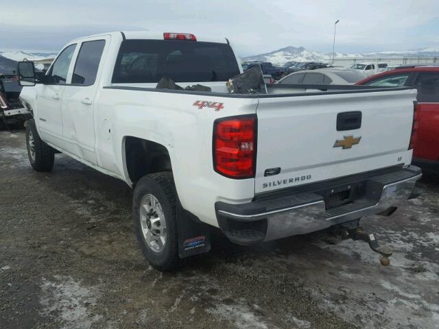 1GC1KVEG8FF640383 - 2015 CHEVROLET SILVERADO WHITE photo 3