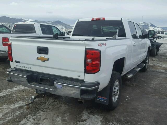 1GC1KVEG8FF640383 - 2015 CHEVROLET SILVERADO WHITE photo 4