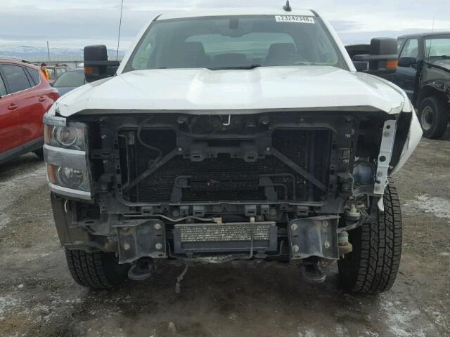 1GC1KVEG8FF640383 - 2015 CHEVROLET SILVERADO WHITE photo 9