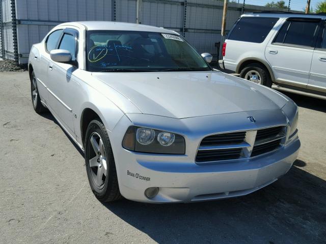 2B3CA3CV8AH152819 - 2010 DODGE CHARGER SX SILVER photo 1