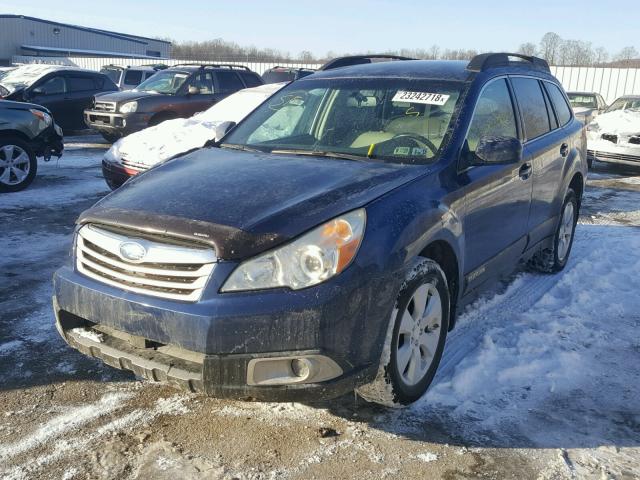 4S4BRBCC5A3311838 - 2010 SUBARU OUTBACK 2. BLUE photo 2