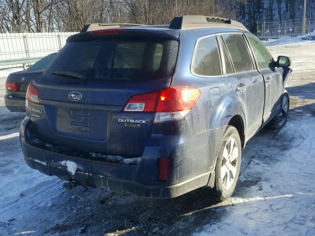 4S4BRBCC5A3311838 - 2010 SUBARU OUTBACK 2. BLUE photo 4