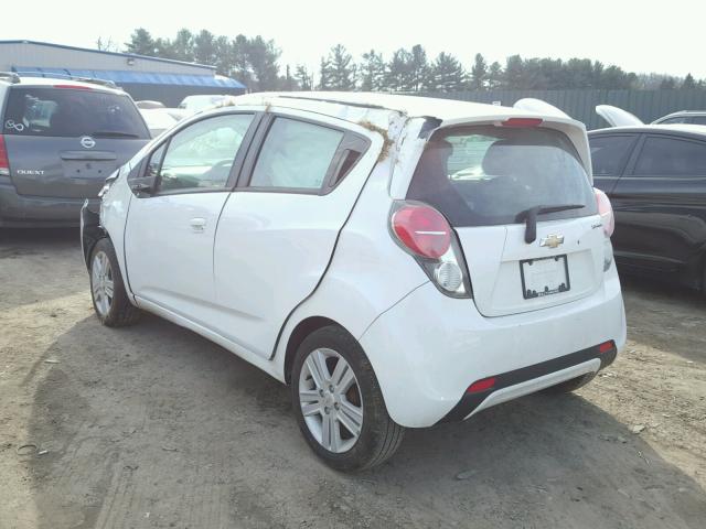 KL8CD6S93EC560268 - 2014 CHEVROLET SPARK 1LT WHITE photo 3