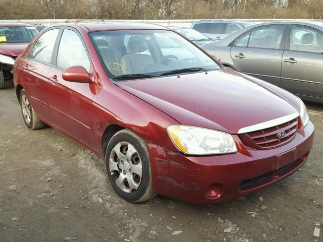 KNAFE122665346546 - 2006 KIA NEW SPECTR BURGUNDY photo 1