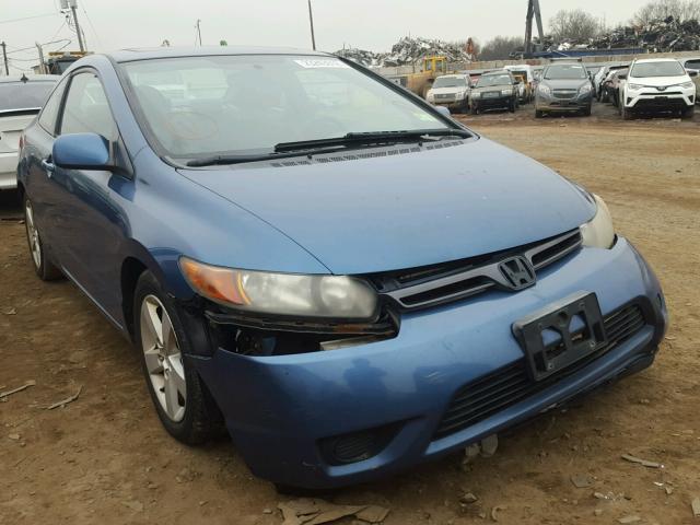 2HGFG12826H523749 - 2006 HONDA CIVIC EX BLUE photo 1