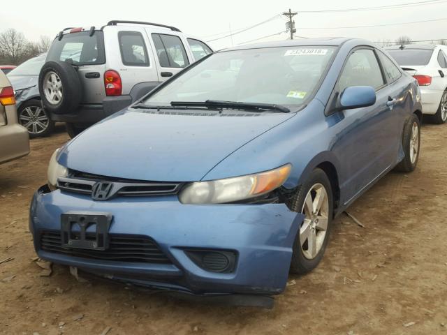 2HGFG12826H523749 - 2006 HONDA CIVIC EX ლურჯი ფოტო 2