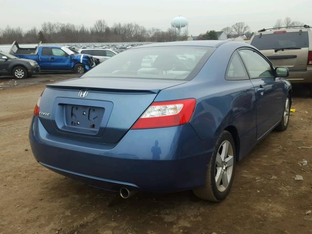 2HGFG12826H523749 - 2006 HONDA CIVIC EX ლურჯი ფოტო 4