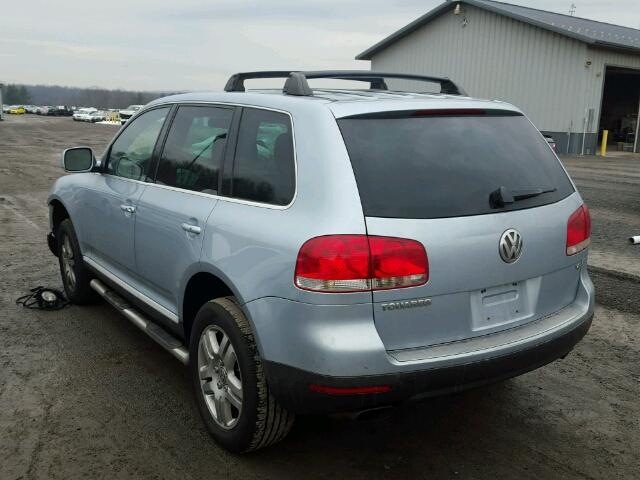 WVGCM67L94D002537 - 2004 VOLKSWAGEN TOUAREG 4. BLUE photo 3