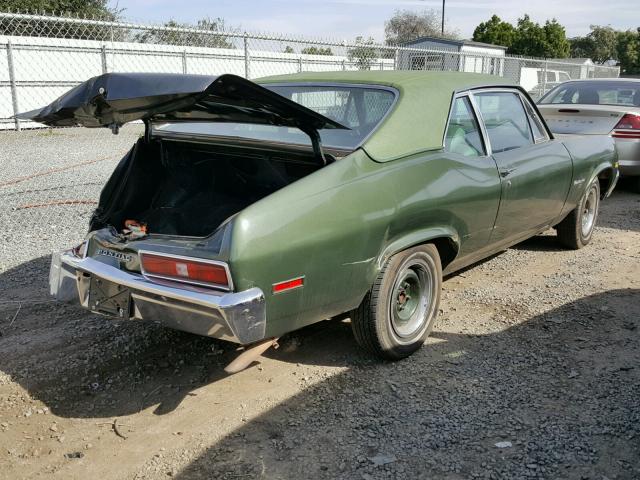 213271W256963 - 1971 PONTIAC VENTURA GREEN photo 4