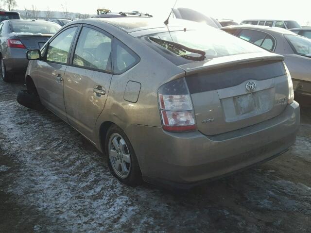 JTDKB20U840057019 - 2004 TOYOTA PRIUS BEIGE photo 3