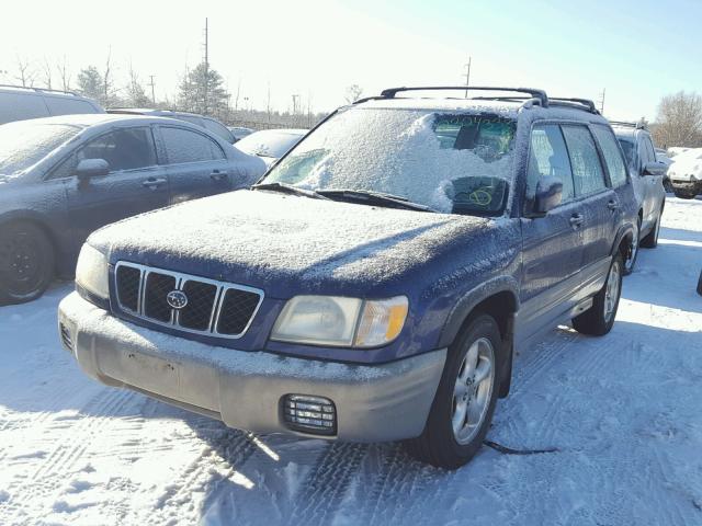 JF1SF65511H724268 - 2001 SUBARU FORESTER S Mavi foto 2