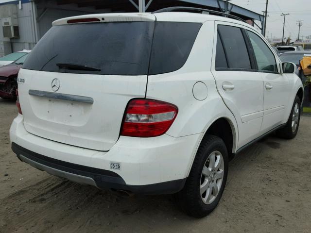 4JGBB86E36A118191 - 2006 MERCEDES-BENZ ML 350 WHITE photo 4