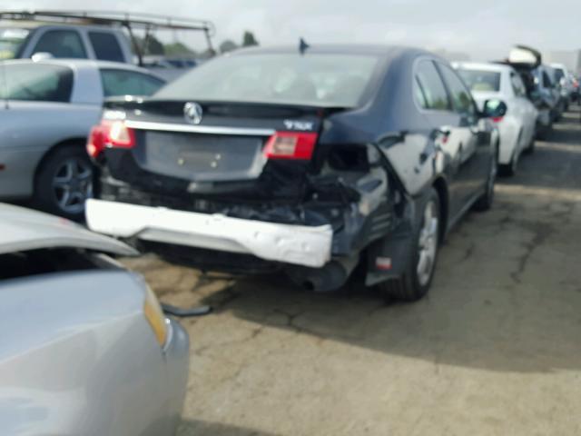 JH4CU2F60BC018183 - 2011 ACURA TSX BLACK photo 4