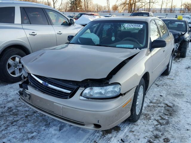 1G1ND52J816177464 - 2001 CHEVROLET MALIBU GOLD photo 2