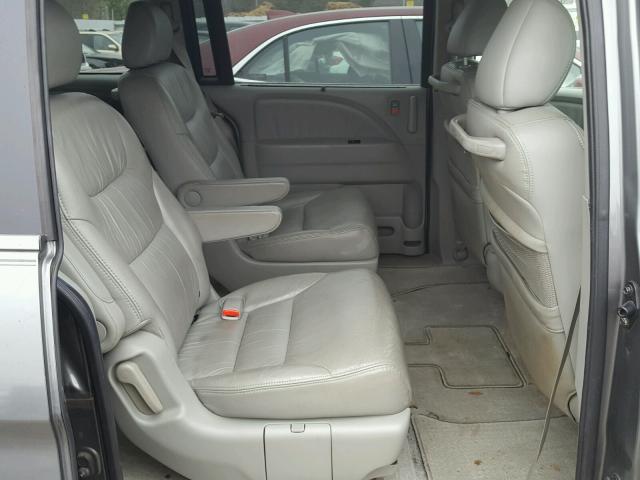 5FNRL38647B417545 - 2007 HONDA ODYSSEY EX GRAY photo 6