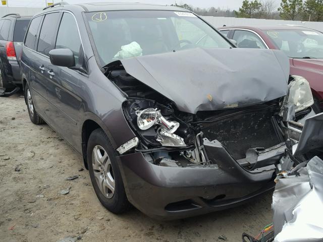 5FNRL38647B417545 - 2007 HONDA ODYSSEY EX GRAY photo 9