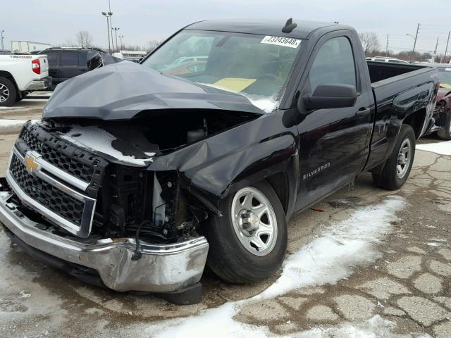 1GCNKPEH1FZ281401 - 2015 CHEVROLET SILVERADO BLACK photo 2