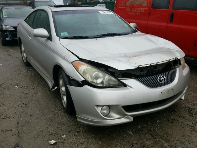 4T1CE38P34U779129 - 2004 TOYOTA CAMRY SOLA GRAY photo 1