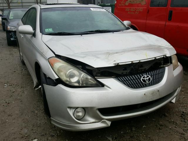 4T1CE38P34U779129 - 2004 TOYOTA CAMRY SOLA GRAY photo 9