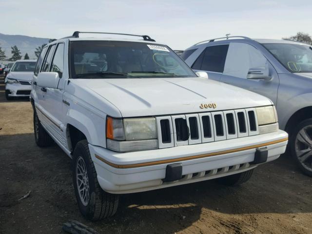 1J4GZ78Y7SC631668 - 1995 JEEP GRAND CHER WHITE photo 1