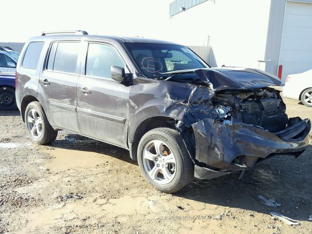 5FNYF4H63DB031087 - 2013 HONDA PILOT EXL BROWN photo 1