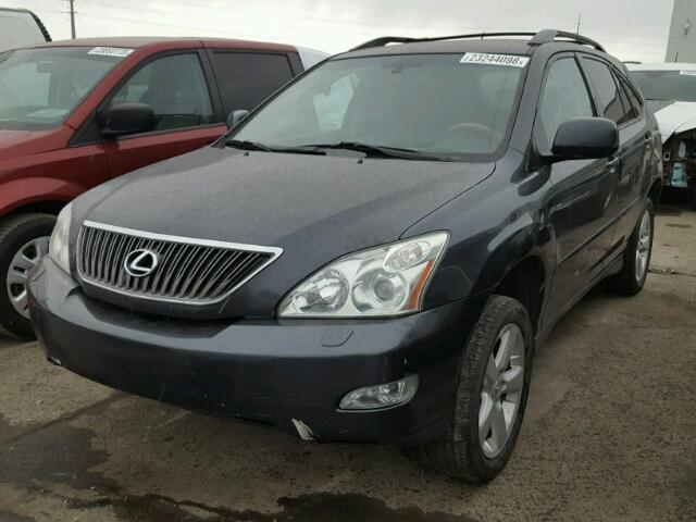 2T2HA31U54C017645 - 2004 LEXUS RX 330 BLACK photo 2