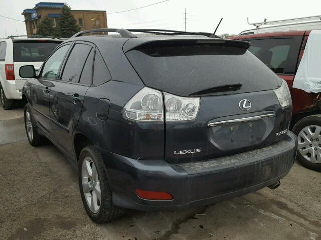 2T2HA31U54C017645 - 2004 LEXUS RX 330 BLACK photo 3