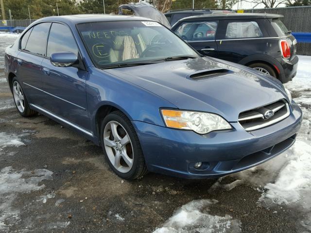 4S3BL676166207807 - 2006 SUBARU LEGACY GT BLUE photo 1