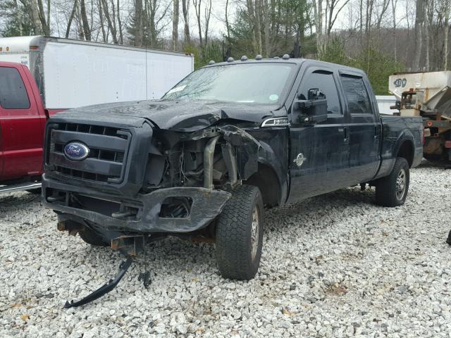 1FT8W3BT0EEB56236 - 2014 FORD F350 SUPER BLACK photo 2