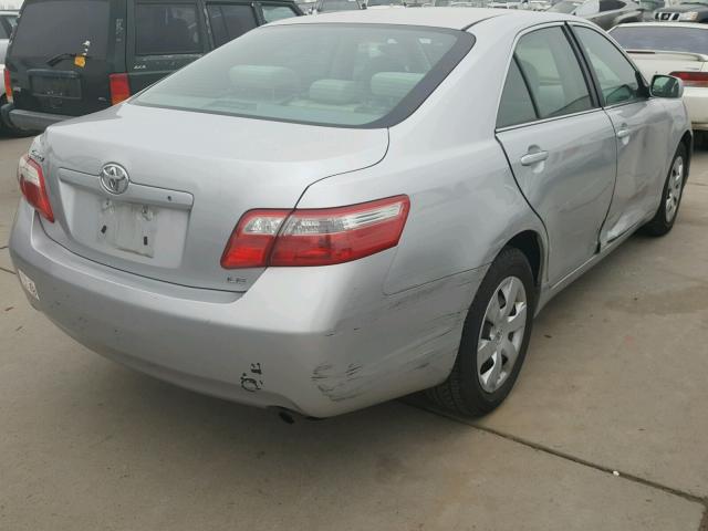 4T1BE46K07U040295 - 2007 TOYOTA CAMRY NEW SILVER photo 4