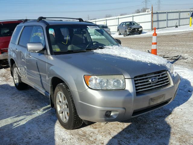 JF1SG65647H709701 - 2007 SUBARU FORESTER 2 SILVER photo 1