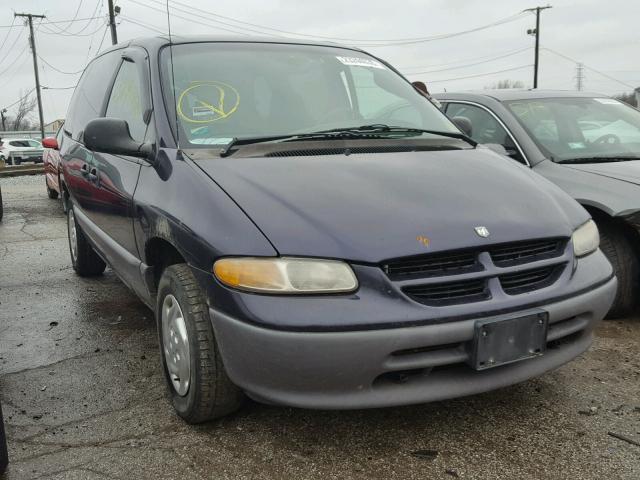 1B4GP45RXVB268989 - 1997 DODGE CARAVAN SE BLUE photo 1