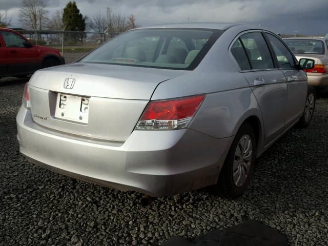 1HGCP2F3XAA085903 - 2010 HONDA ACCORD LX BEIGE photo 4