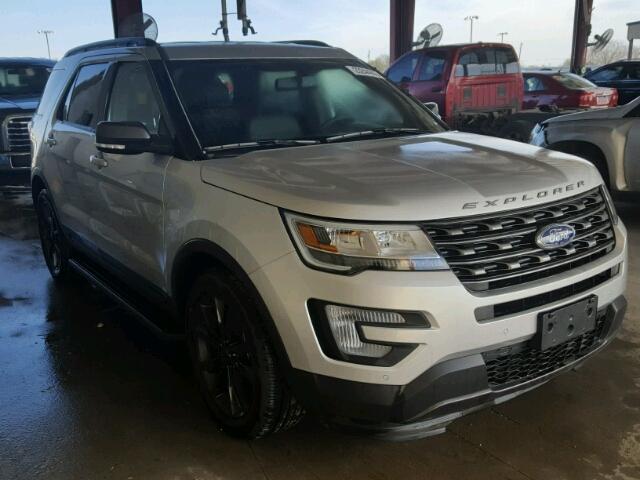 1FM5K7D83HGC13113 - 2017 FORD EXPLORER X SILVER photo 1