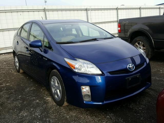 JTDKN3DU4A1232525 - 2010 TOYOTA PRIUS BLUE photo 1