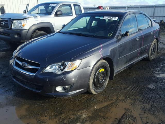 4S3BL626287215449 - 2008 SUBARU LEGACY 2.5 CHARCOAL photo 2