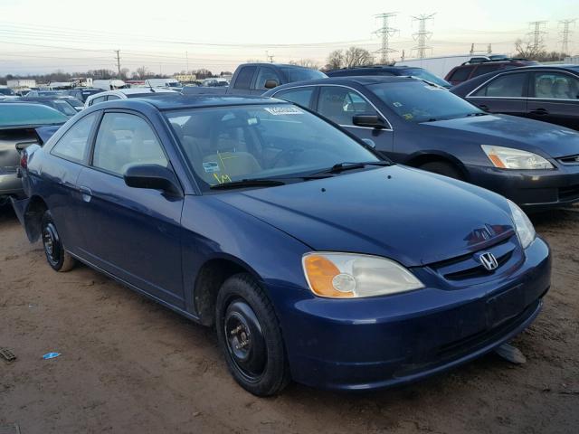 1HGEM21503L070599 - 2003 HONDA CIVIC LX BLUE photo 1