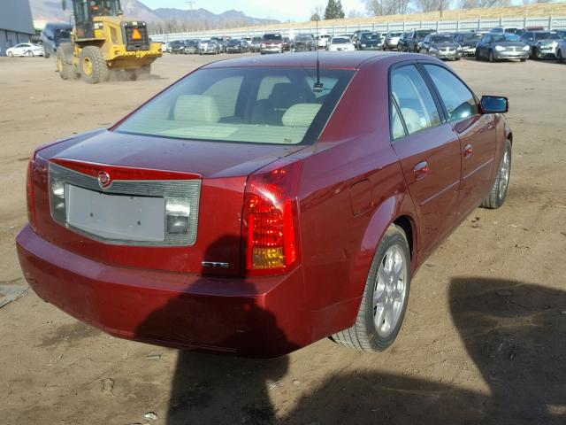 1G6DM57N830145802 - 2003 CADILLAC CTS RED photo 4