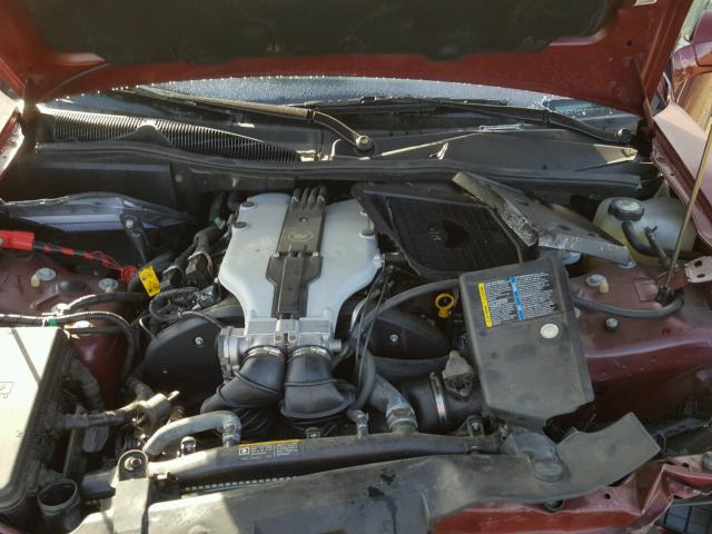1G6DM57N830145802 - 2003 CADILLAC CTS RED photo 7