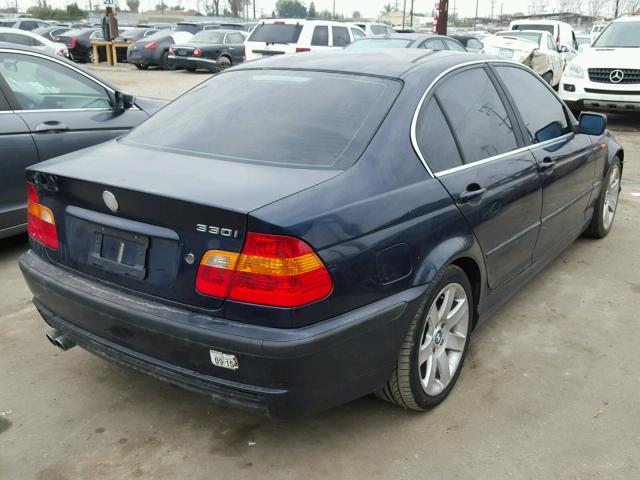 WBAEV53443KM24824 - 2003 BMW 330 I BLUE photo 4