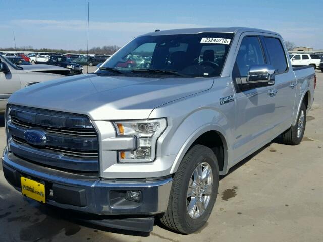 1FTEW1CG6HFB51985 - 2017 FORD F150 SUPER SILVER photo 2