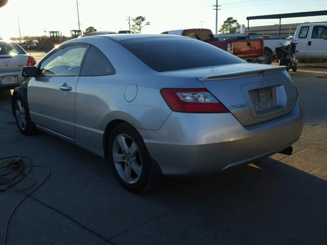 2HGFG12858H523179 - 2008 HONDA CIVIC EX ვერცხლისფერი ფოტო 3