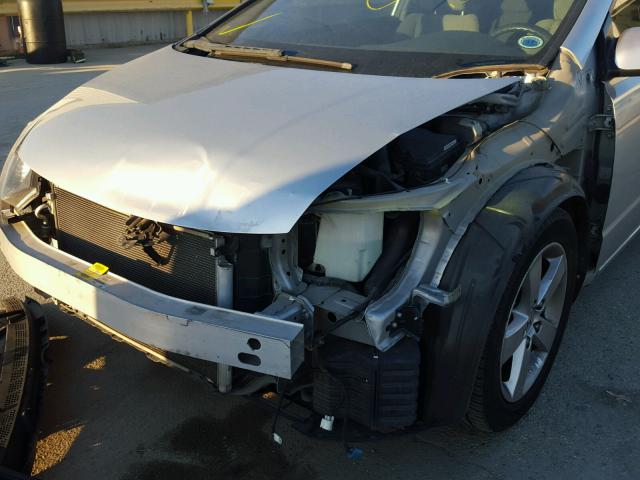 2HGFG12858H523179 - 2008 HONDA CIVIC EX ვერცხლისფერი ფოტო 9