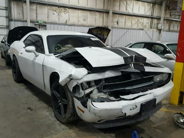 2C3CDYAG9DH704215 - 2013 DODGE CHALLENGER WHITE photo 1