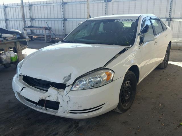 2G1WS55R179287477 - 2007 CHEVROLET IMPALA POL WHITE photo 2