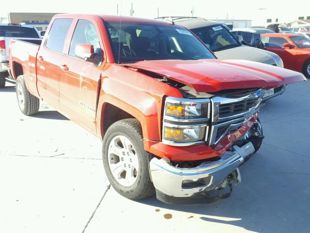 3GCUKREC4FG130001 - 2015 CHEVROLET SILVERADO RED photo 1