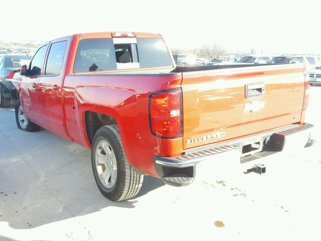 3GCUKREC4FG130001 - 2015 CHEVROLET SILVERADO RED photo 3