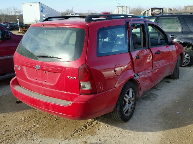 1FAFP36N96W133782 - 2006 FORD FOCUS ZXW RED photo 4